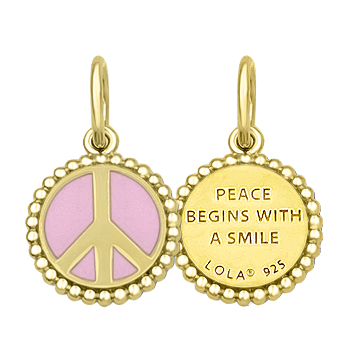 Lola Lola Peace Sign Gold