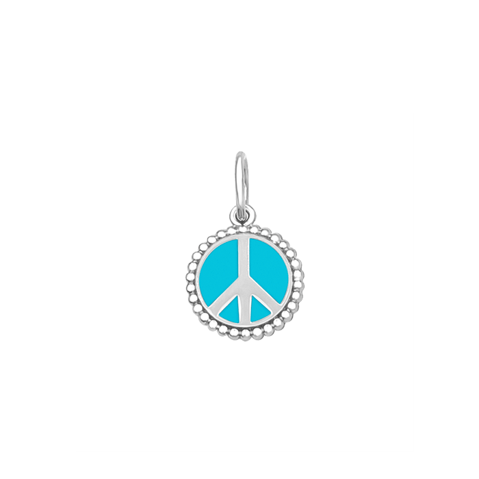 Lola Lola Peace Sign Silver