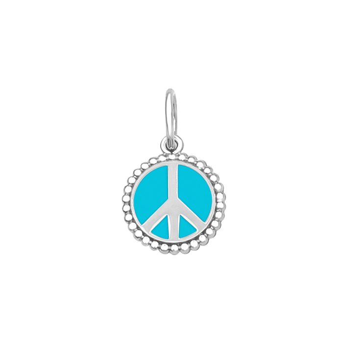 Lola Lola Peace Sign Silver