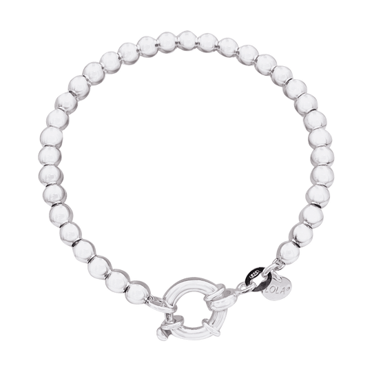 Lola Silver Ball Bracelet