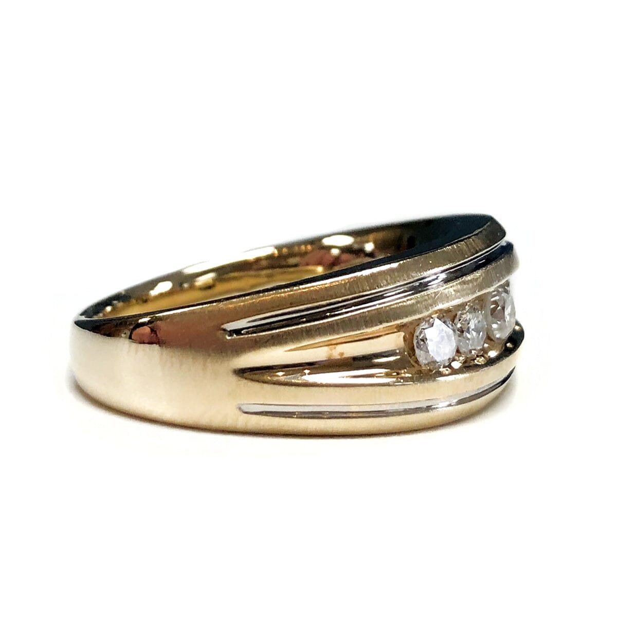 Great Lakes Coin Men’s 14k Gold &amp; Diamond Ring