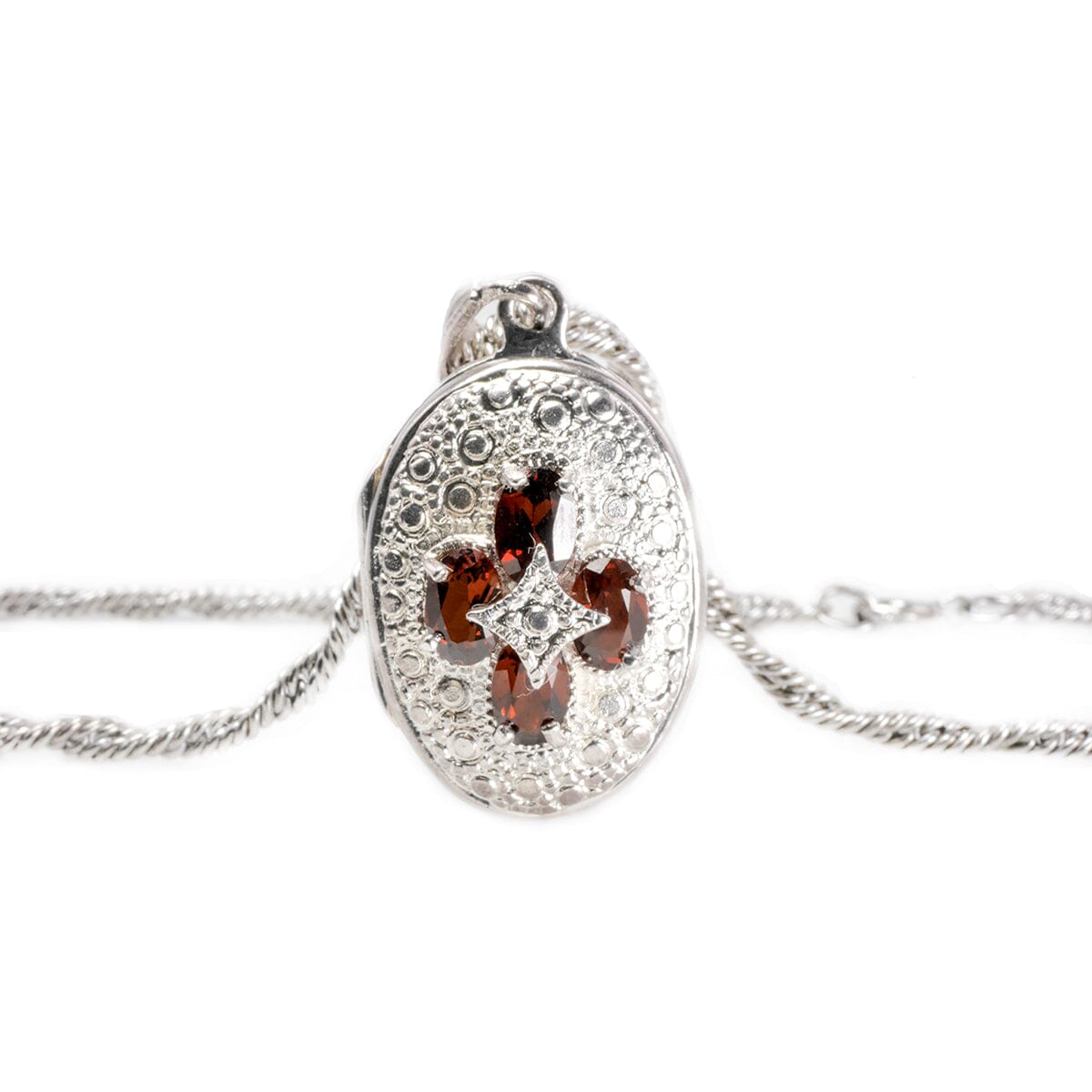 Great Lakes Boutique Silver &amp; Cubic Zirconia Necklace