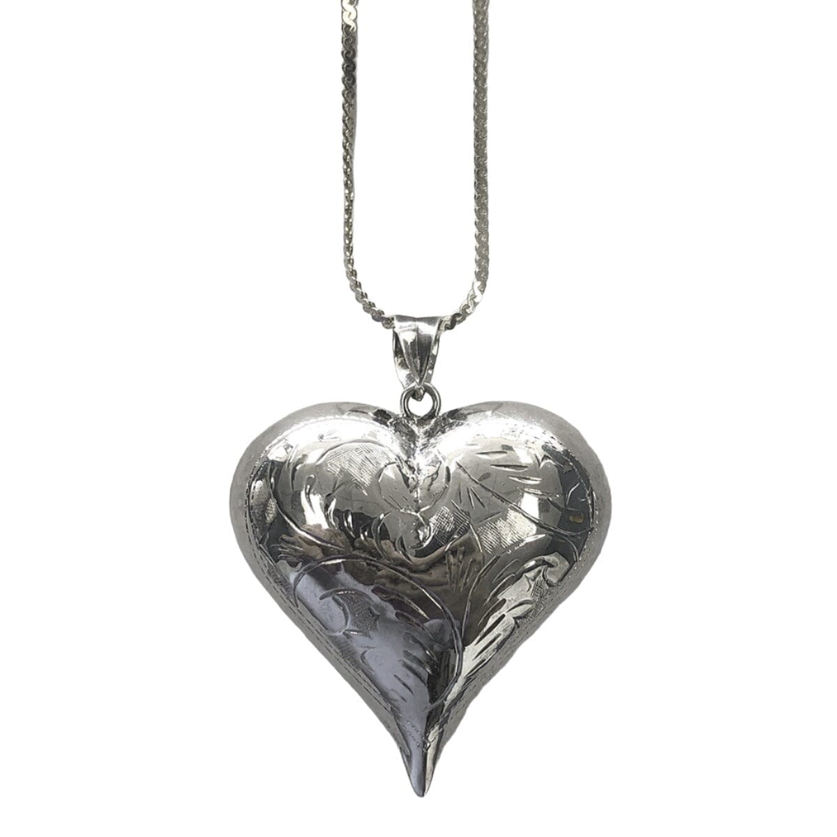 Great Lakes Coin Silver Heart Necklace