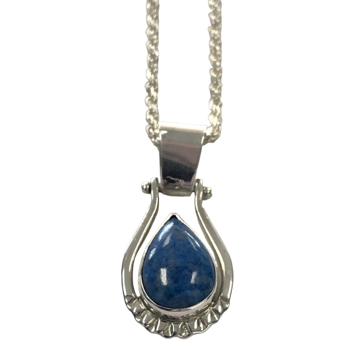 Great Lakes Coin Silver &amp; Sodalite Necklace
