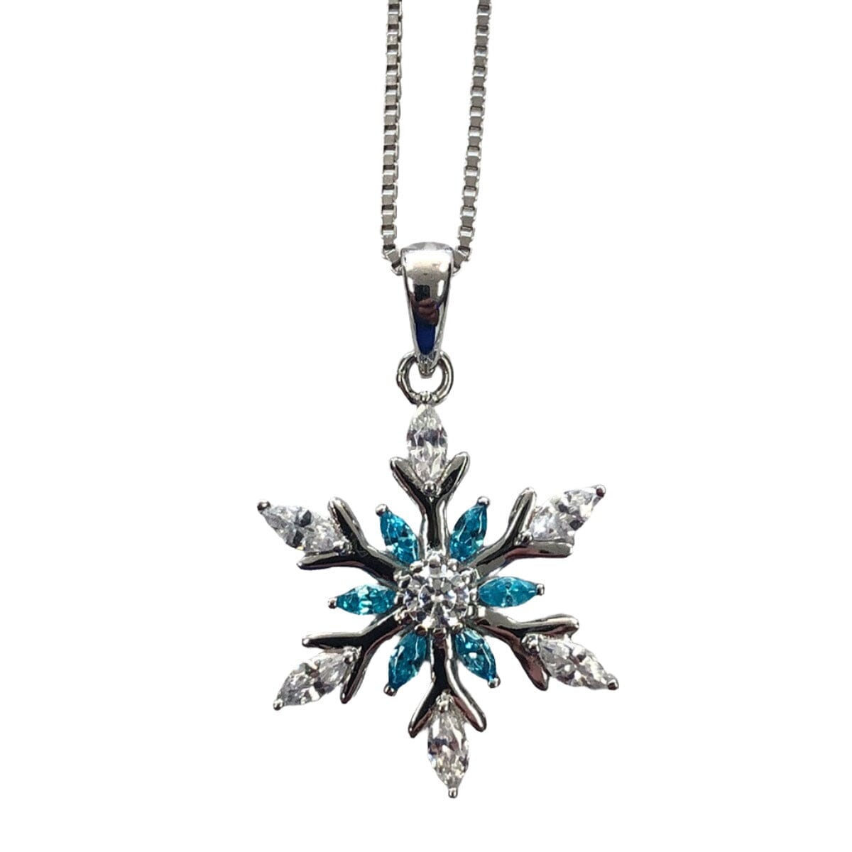 Great Lakes Coin Silver Snowflake Necklace