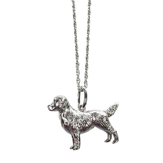 Silver Dog Necklace