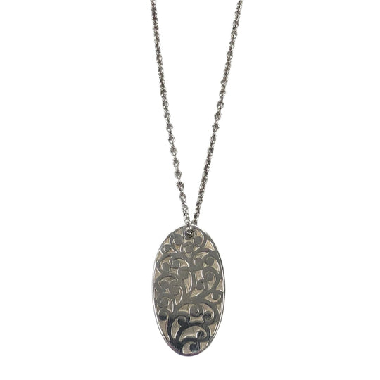 Lois Hill Silver Scroll Necklace