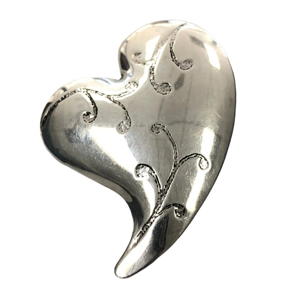Great Lakes Coin Silver Heart Pendant