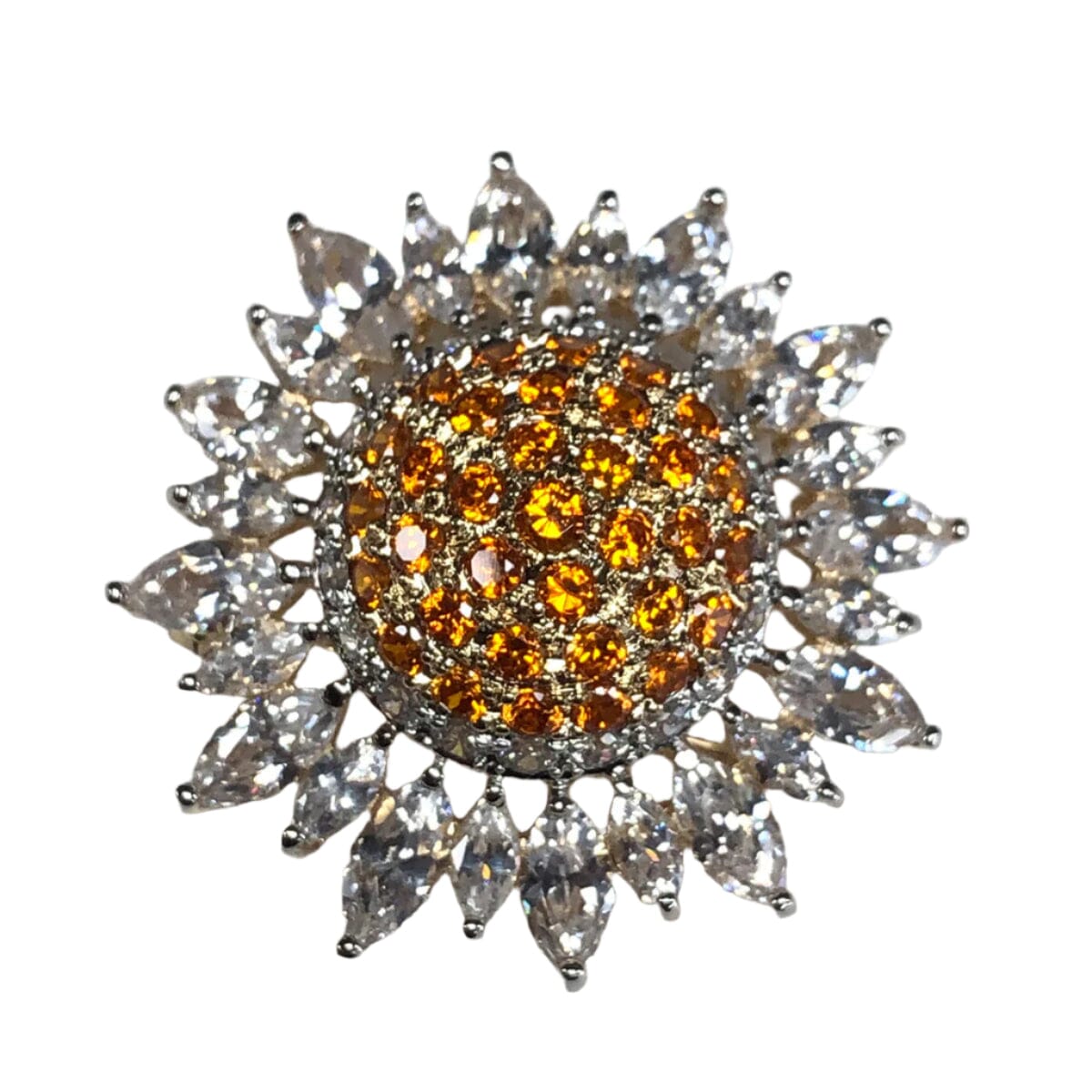 Great Lakes Coin Gold Plated Sunflower Pin or Pendant