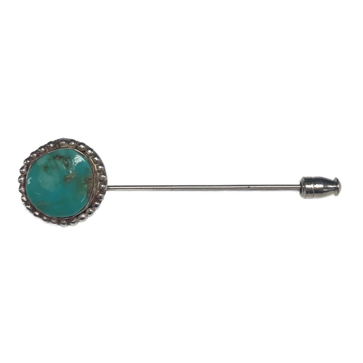 Great Lakes Coin Native American Silver &amp; Turquoise Pin