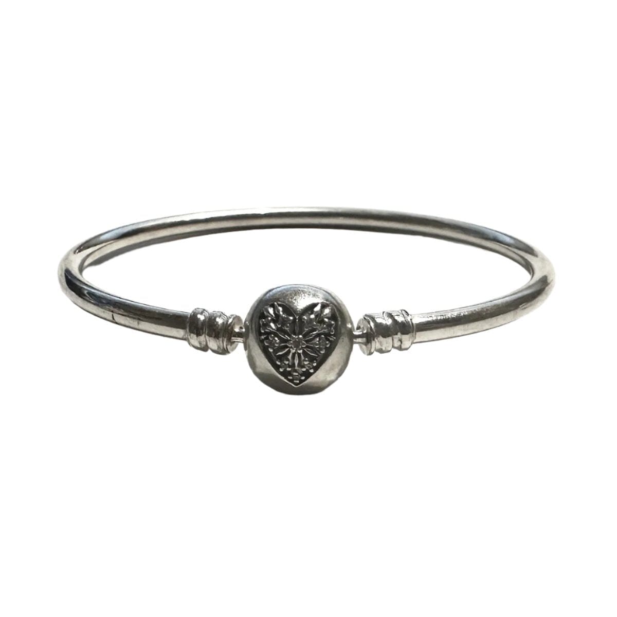 Pandora Preloved Pandora Heart of Winter Bangle