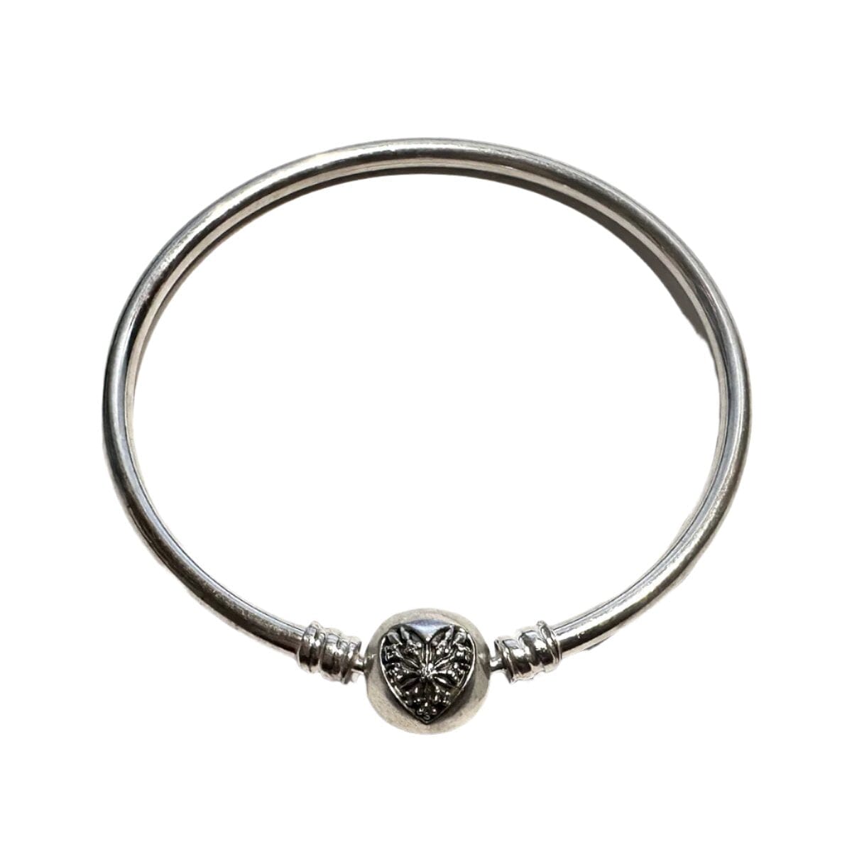 Pandora Preloved Pandora Heart of Winter Bangle