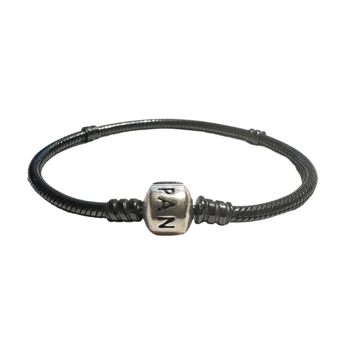 Pandora Preloved Pandora Oxidized Bracelet with Barrel Clasp