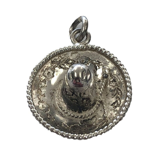 Silver Sombrero Pendant