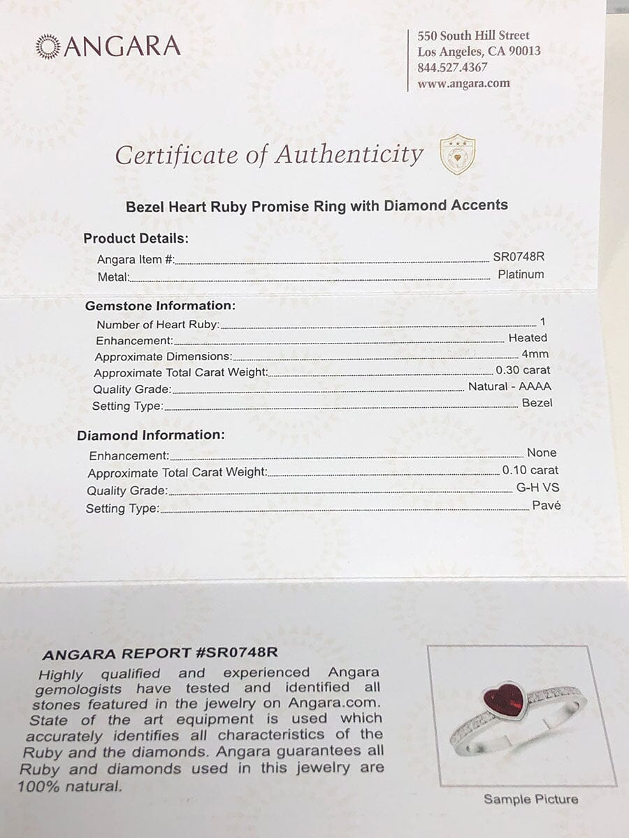 Great Lakes Coin Platinum Ruby &amp; Diamond Ring