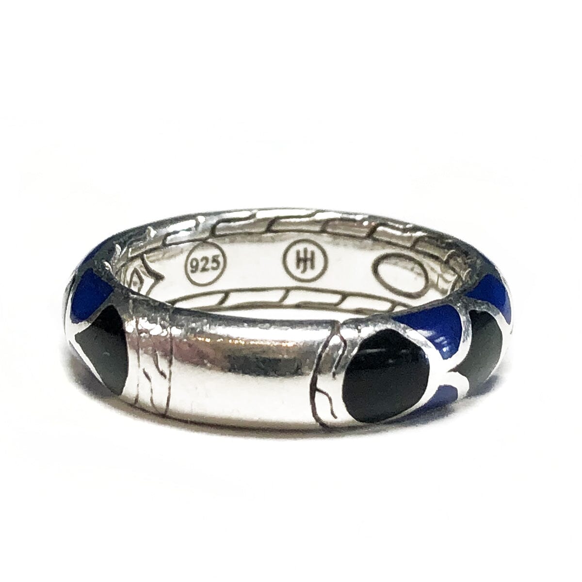 Great Lakes Boutique John Hardy Naga Silver &amp; Enamel Ring