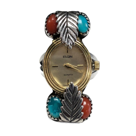 Navajo Silver Watch Ring