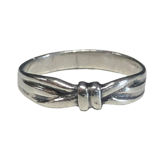 Silver Bow Ring