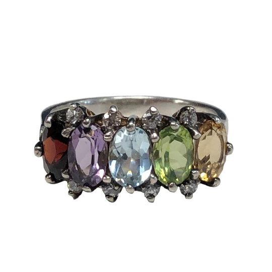 Silver & Cubic Zirconia Ring