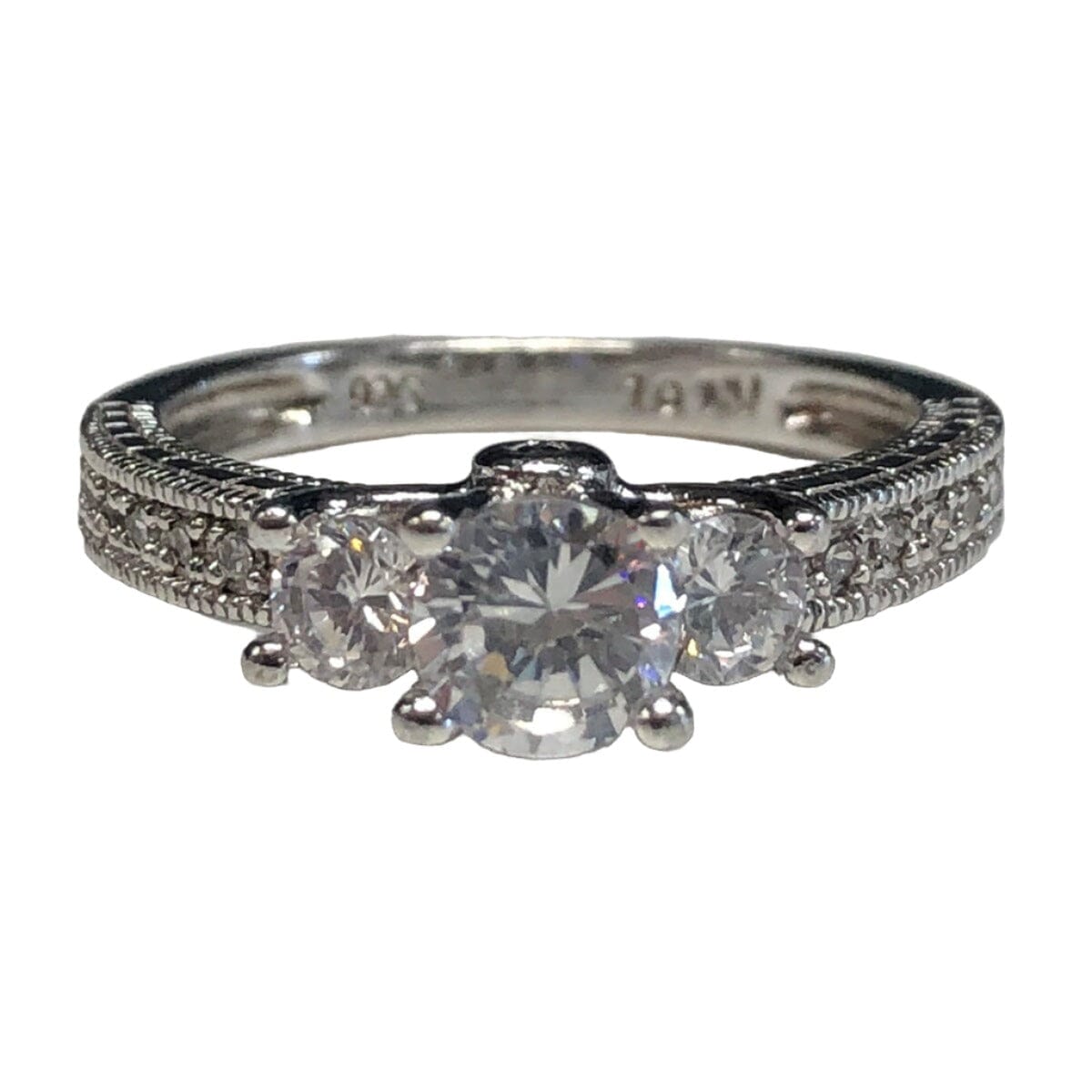 Great Lakes Coin Silver &amp; Cubic Zirconia Ring