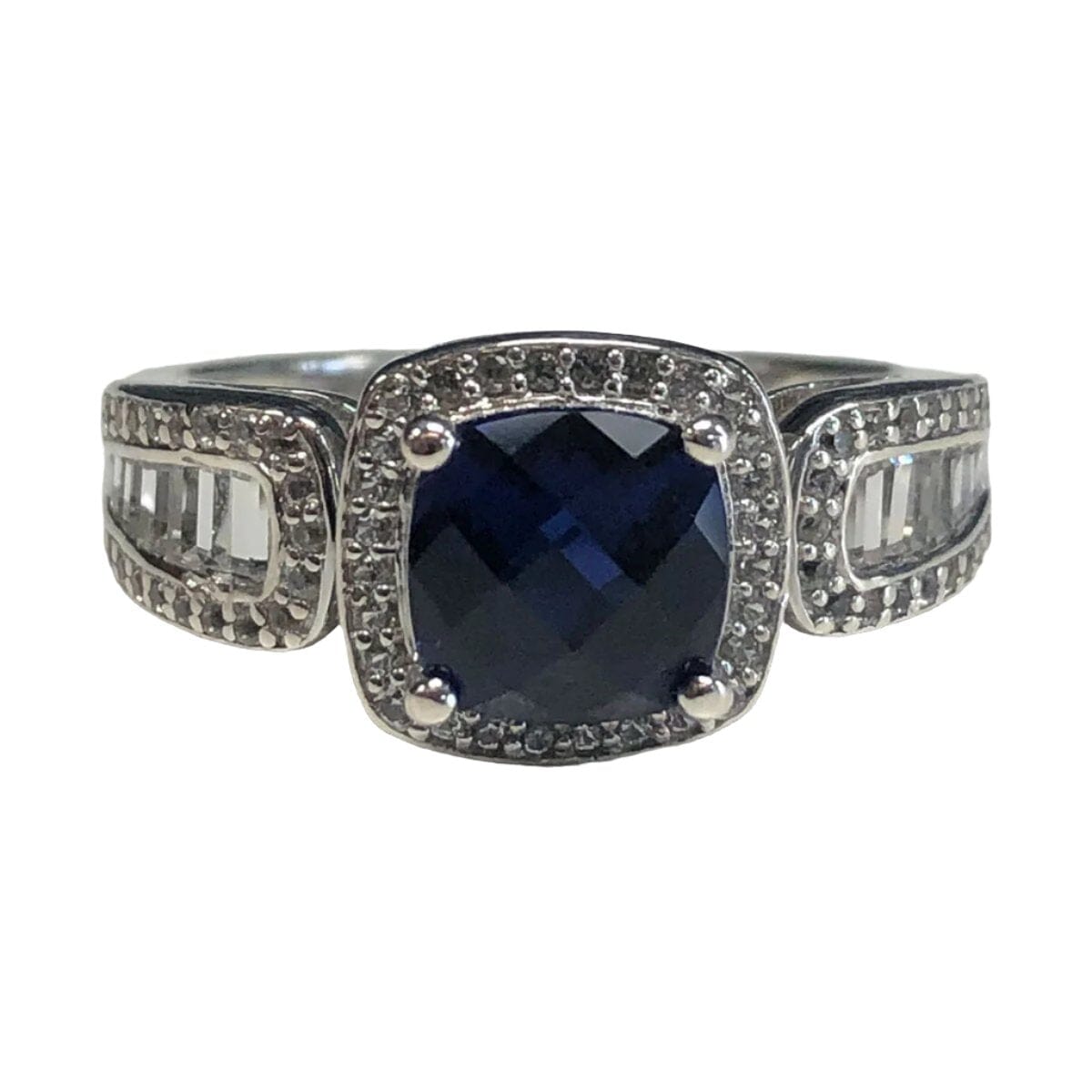 Great Lakes Coin Silver &amp; Sapphire Ring