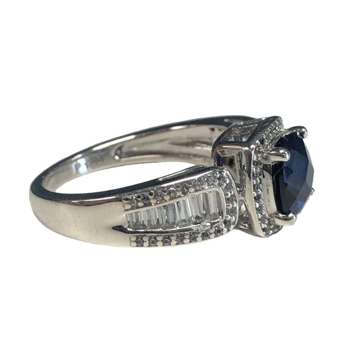 Great Lakes Coin Silver &amp; Sapphire Ring