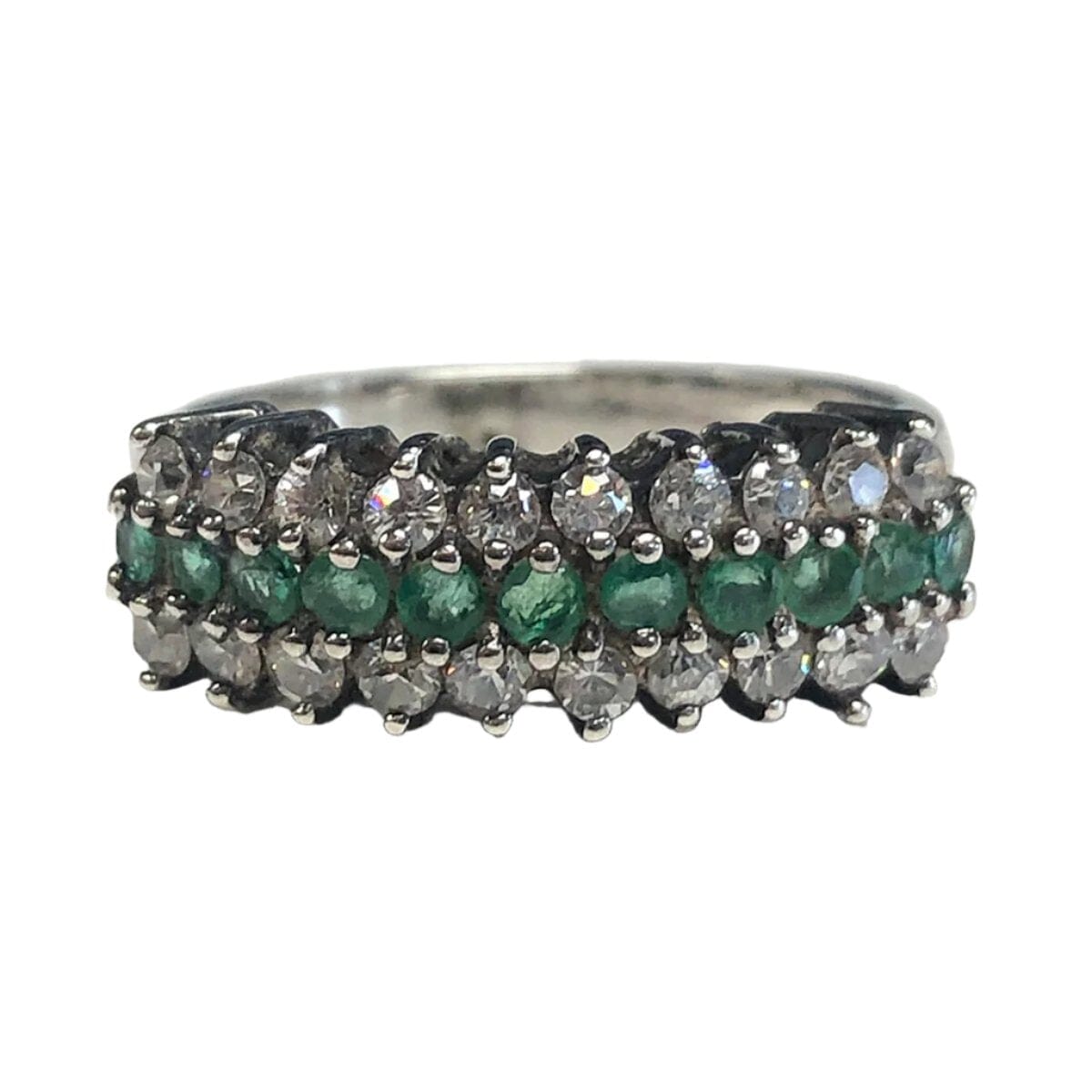 Great Lakes Coin Silver &amp; Cubic Zirconia Ring