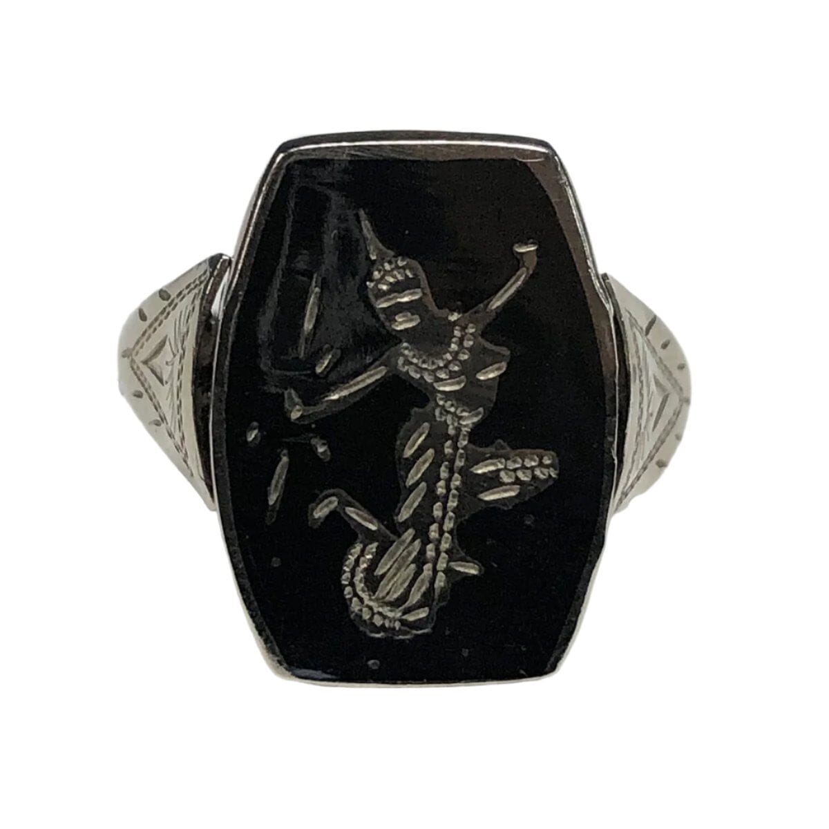 Great Lakes Coin Siam Reversible Silver Ring