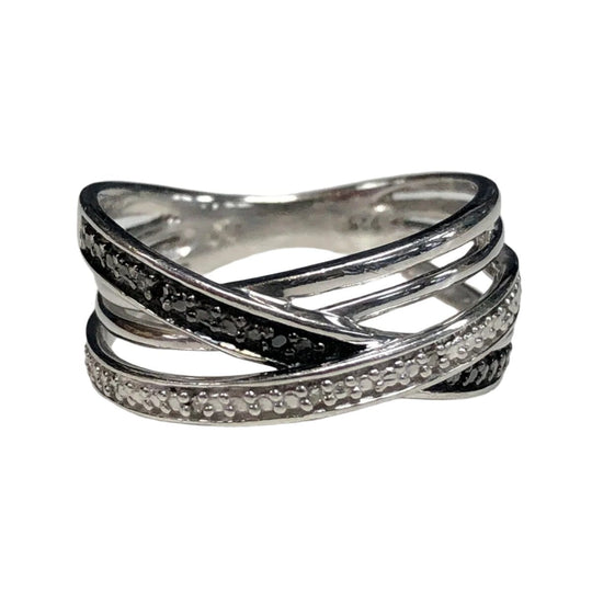 Silver & Diamond Ring