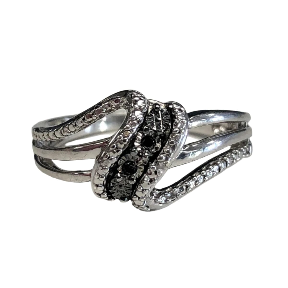 Great Lakes Coin Silver Diamond Ring