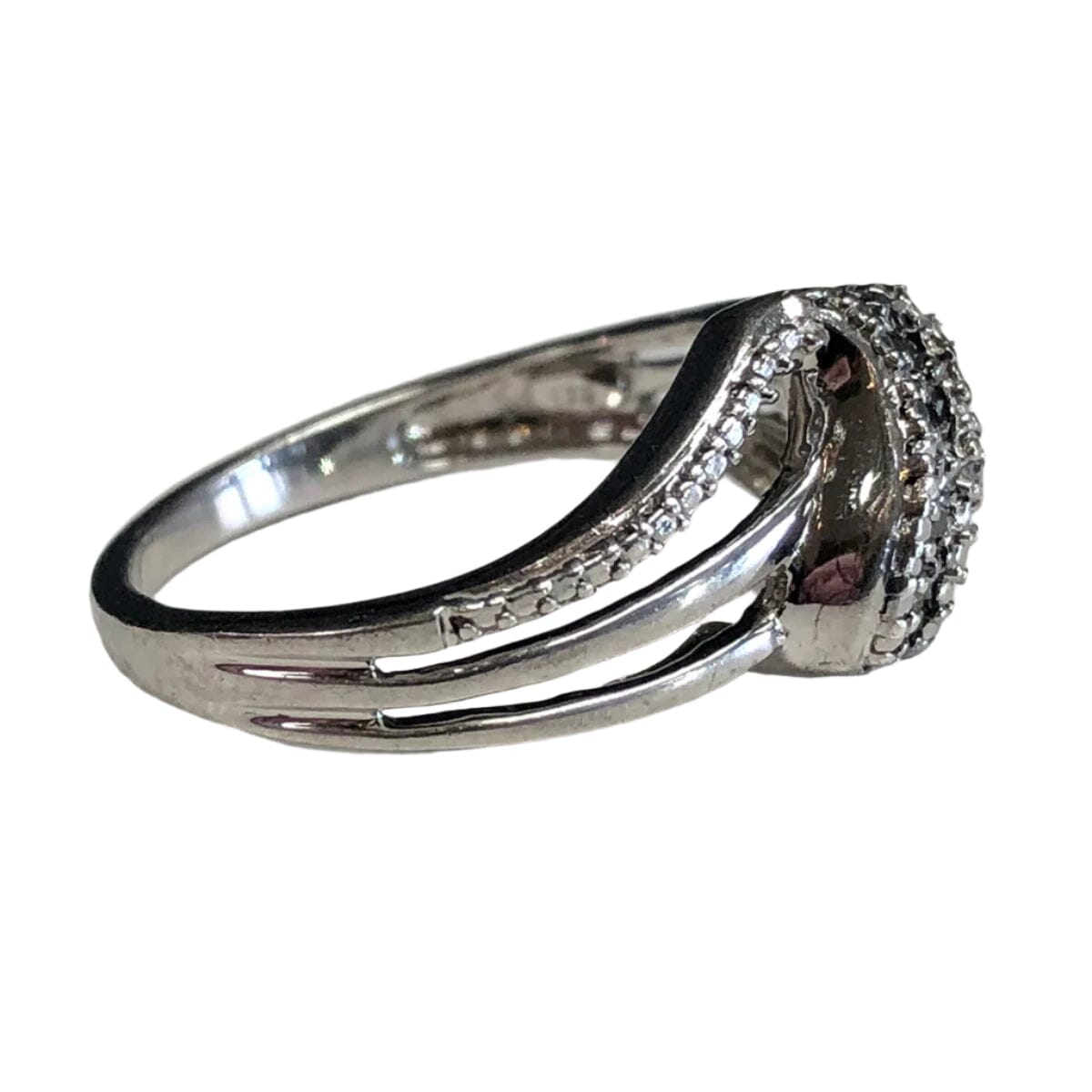 Great Lakes Coin Silver Diamond Ring