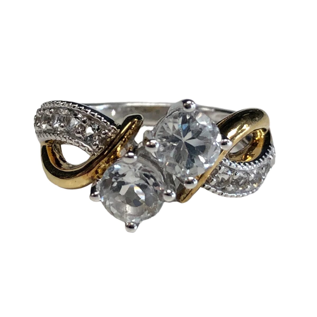 Great Lakes Coin Silver &amp; Cubic Zirconia Ring
