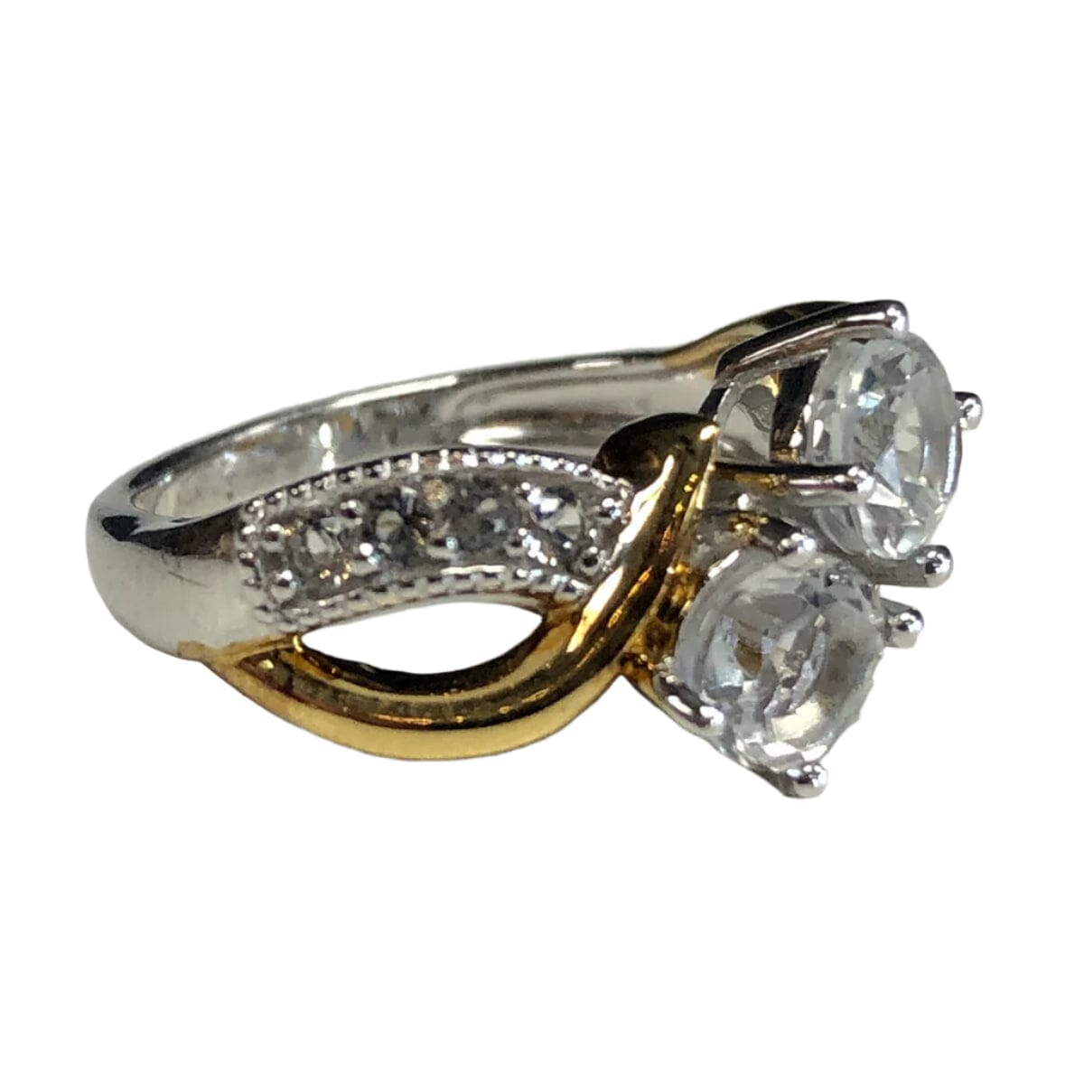 Great Lakes Coin Silver &amp; Cubic Zirconia Ring
