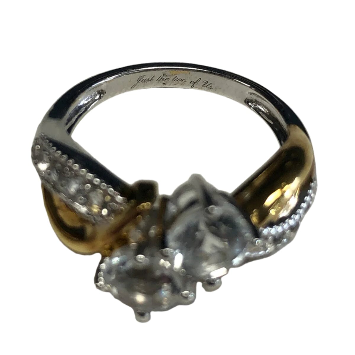 Great Lakes Coin Silver &amp; Cubic Zirconia Ring