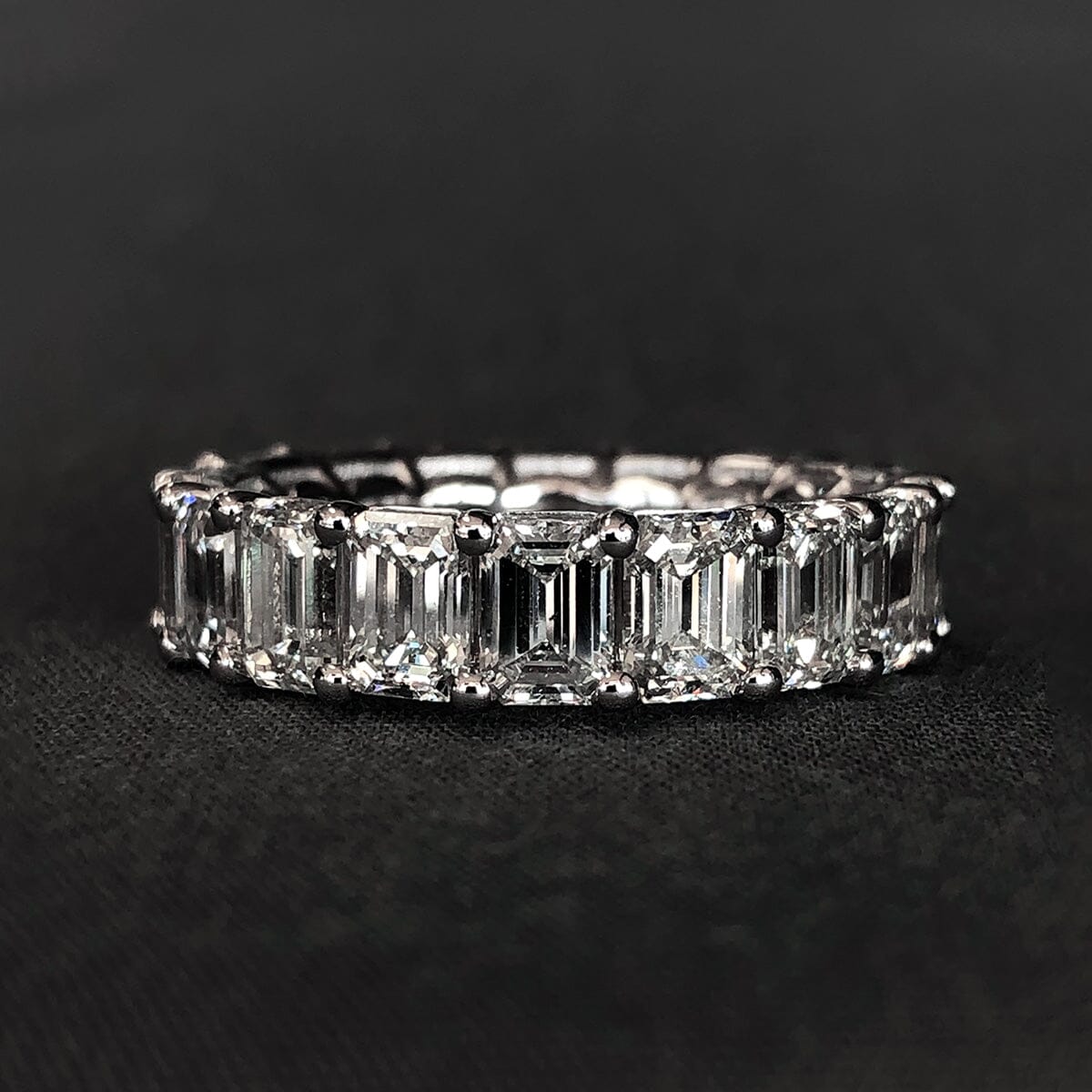 Great Lakes Boutique 14 k White Gold Diamond Eternity Ring