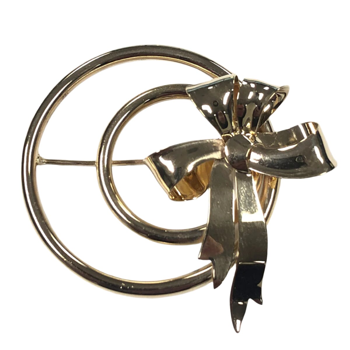 Great Lakes Coin 14k Gold Tiffany Ribbon Brooch