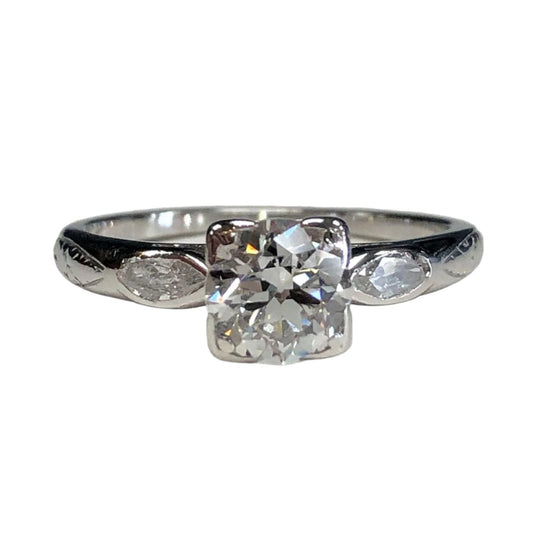 Vintage Platinum & Diamond Ring