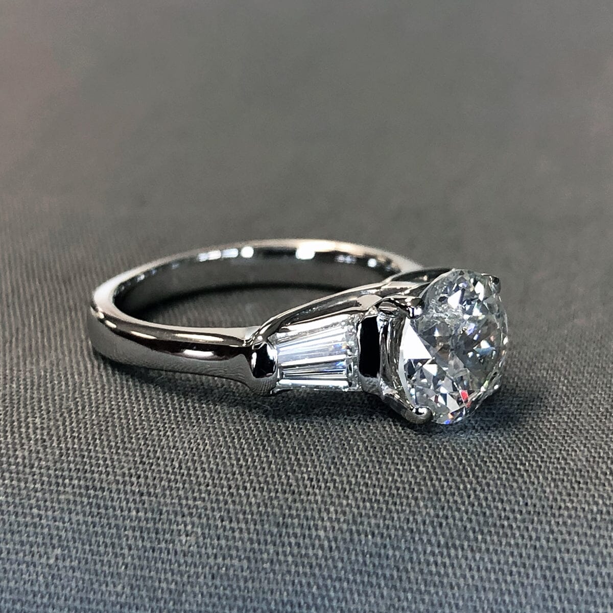 Great Lakes Boutique Vintage Platinum Diamond Ring
