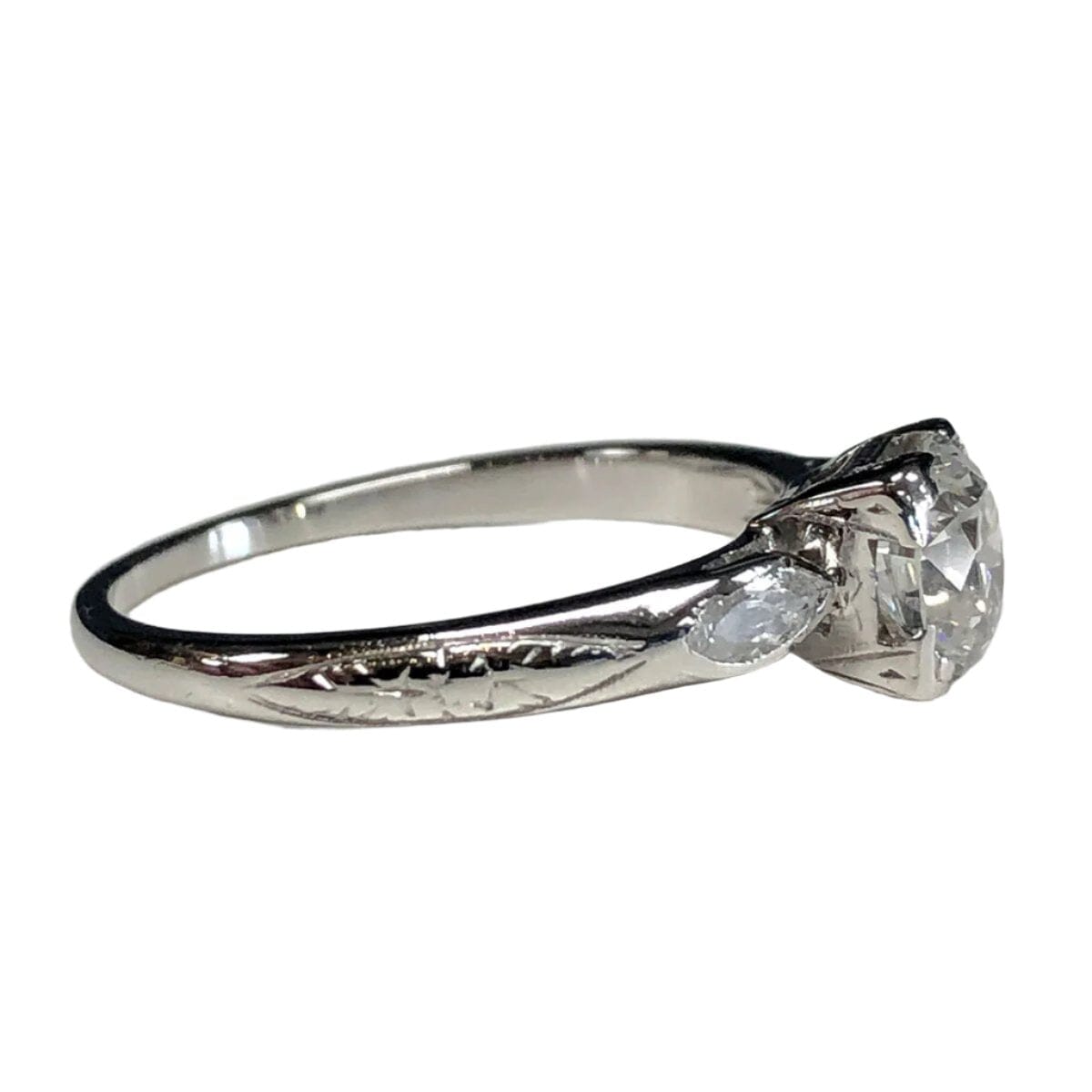 Great Lakes Coin Vintage Platinum &amp; Diamond Ring