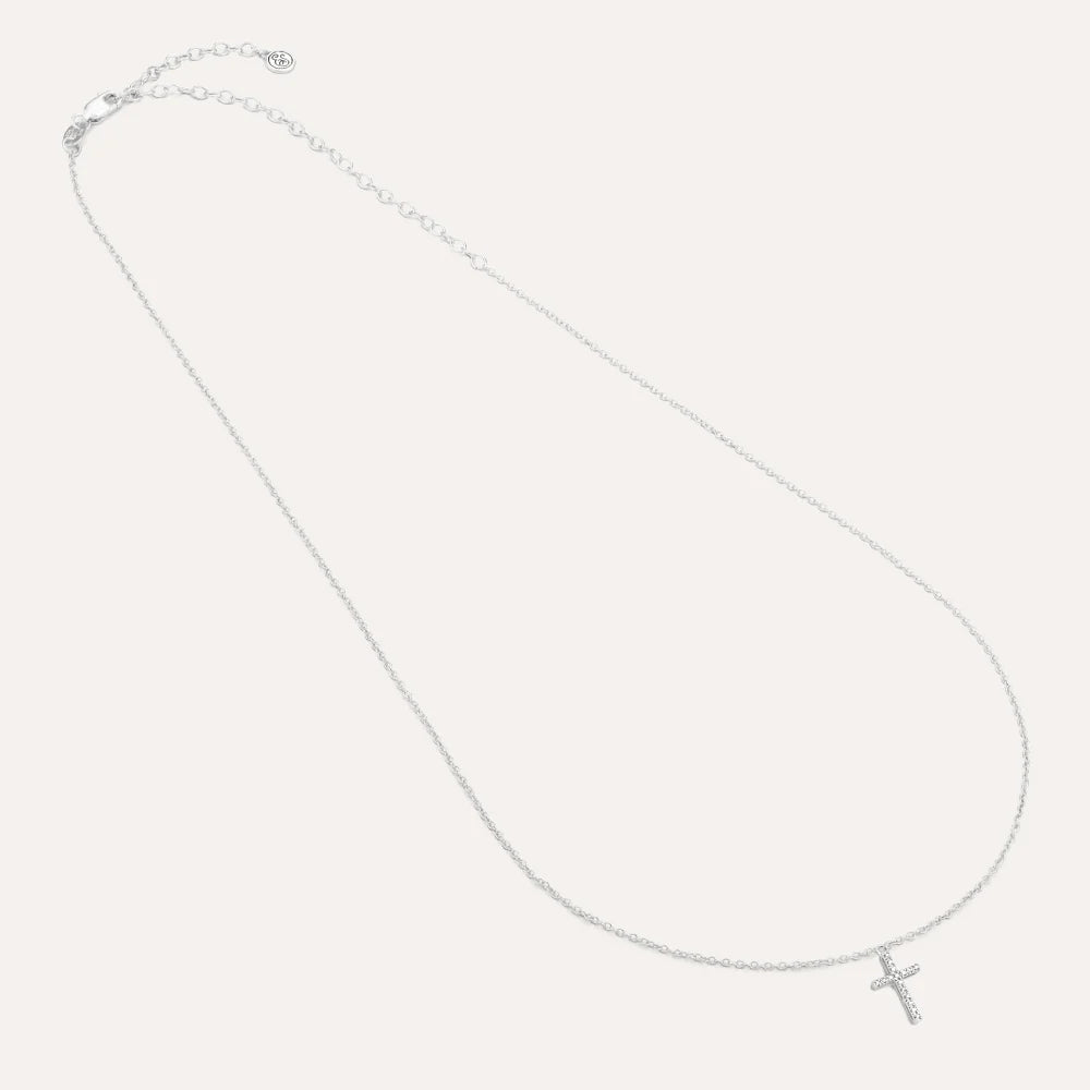 Ella Stein Ella Stein Believe Cross Pendant Necklace