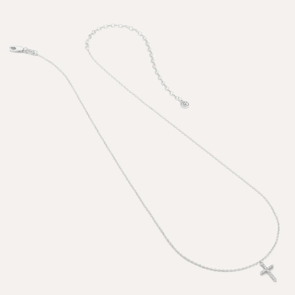 Ella Stein Ella Stein Believe Cross Pendant Necklace