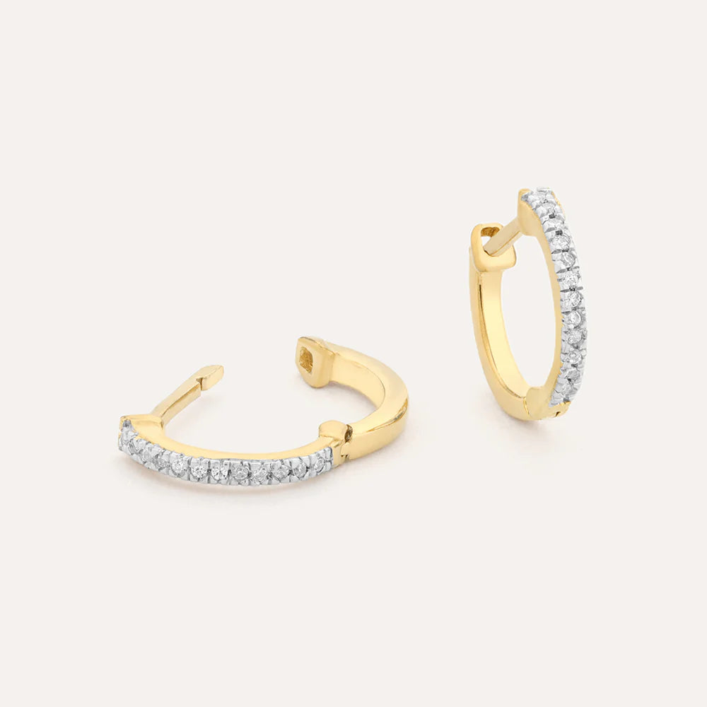 Ella Stein Ella Stein Half Hearted Adventure? Never! Hoop Earrings