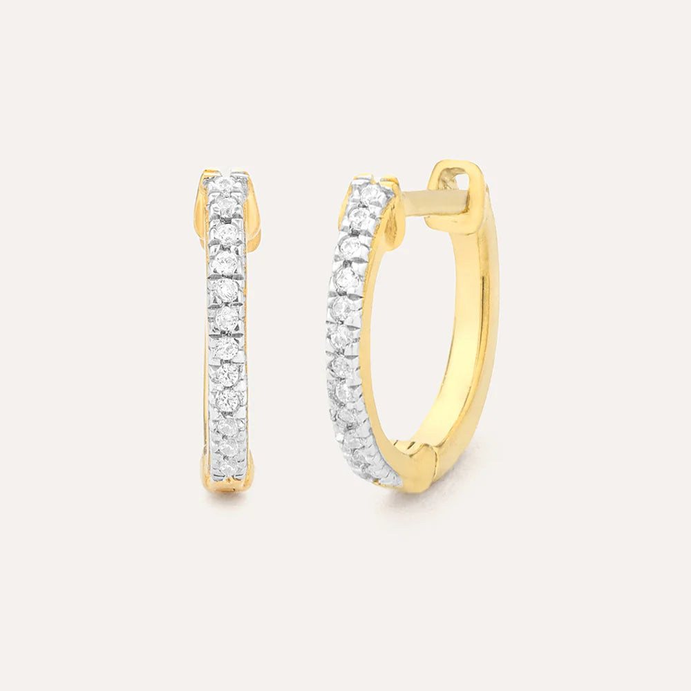 Ella Stein Ella Stein Half Hearted Adventure? Never! Hoop Earrings