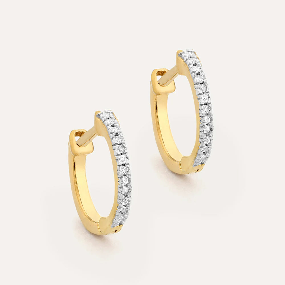 Ella Stein Ella Stein Half Hearted Adventure? Never! Hoop Earrings
