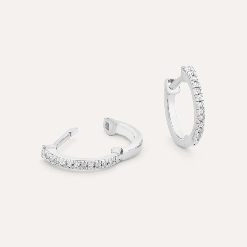 Ella Stein Ella Stein Half Hearted Adventure? Never! Hoop Earrings