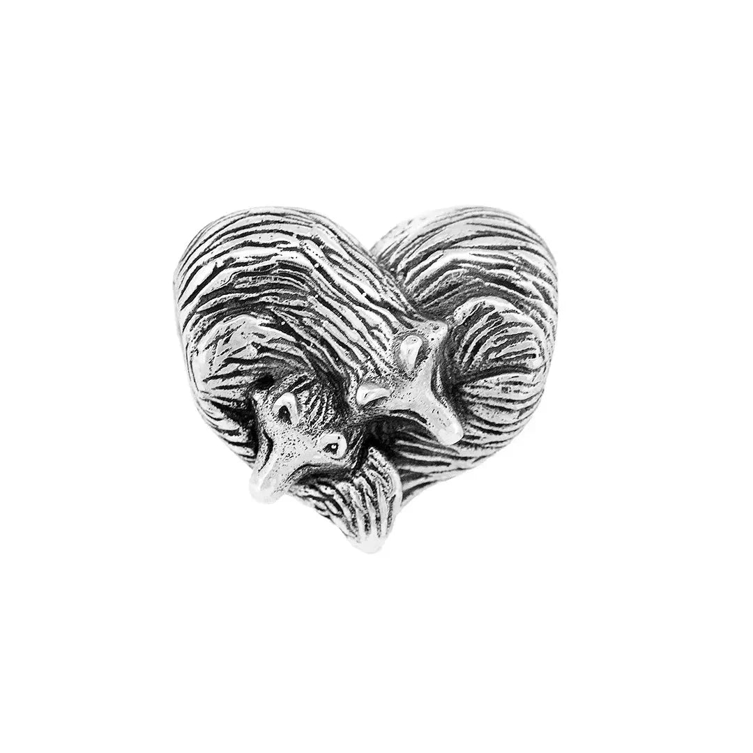 Great Lakes Boutique Preloved Black Raven Beads Fox Love