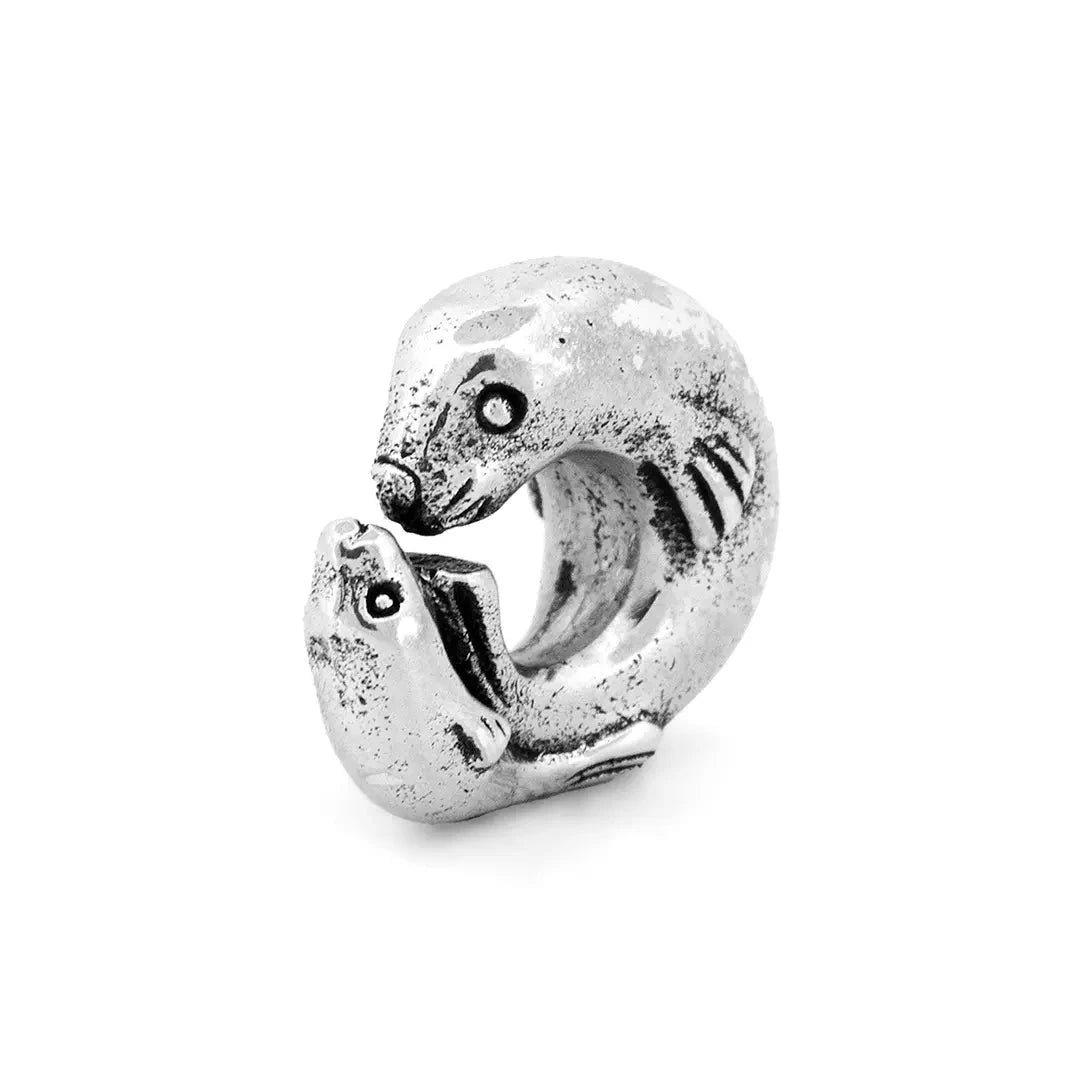 Great Lakes Boutique Preloved Black Raven Beads Seal Love