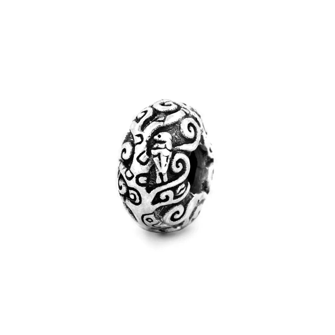 Great Lakes Boutique Preloved Black Raven Beads Klimt Tree of Life Stopper