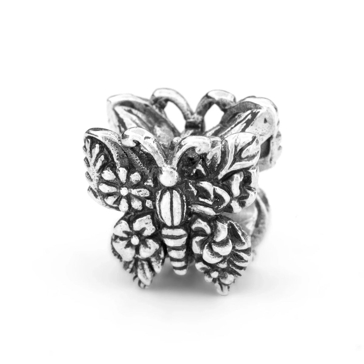 Great Lakes Boutique Preloved Black Raven Beads Summer Butterfly