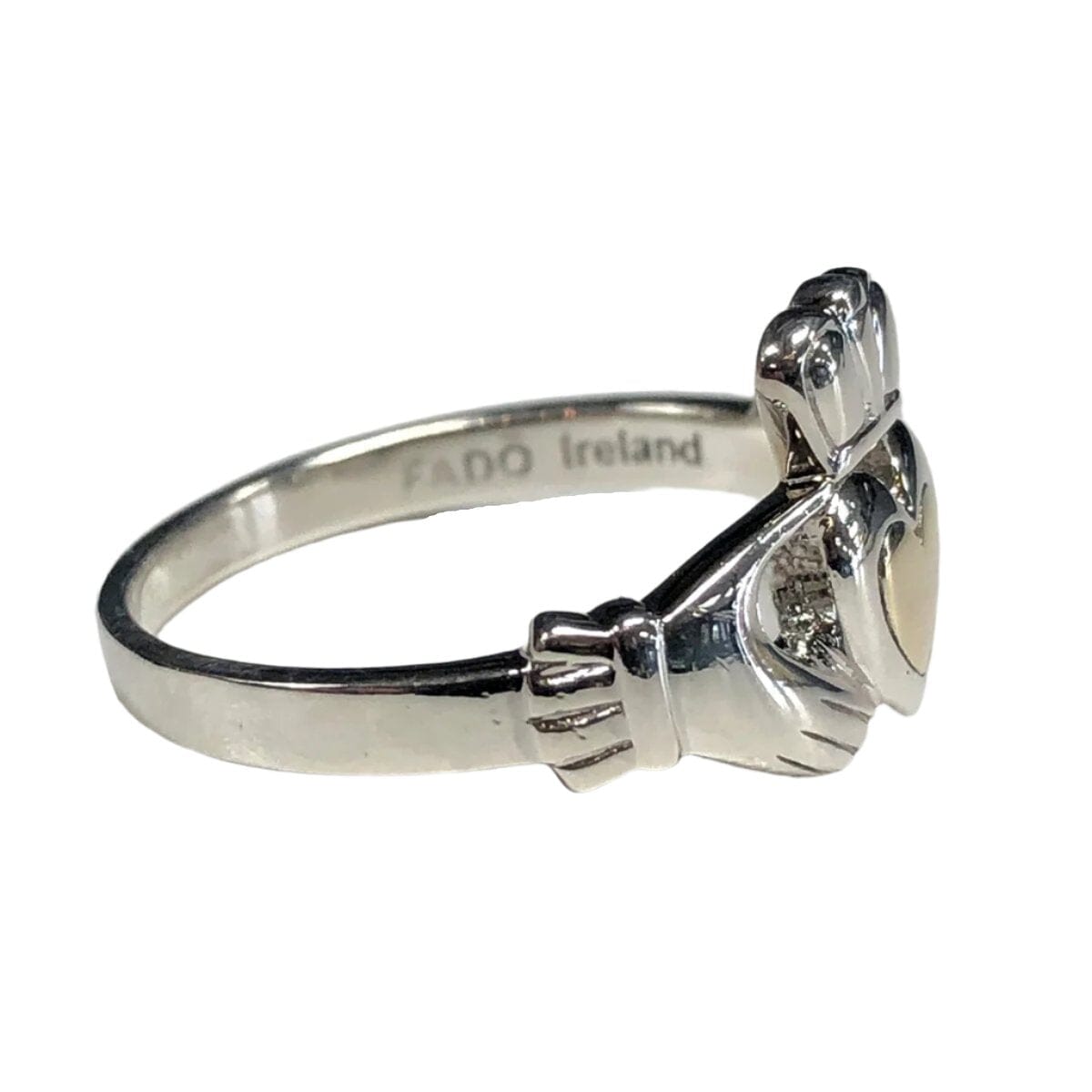 Great Lakes Coin Silver & Gold Claddagh Ring